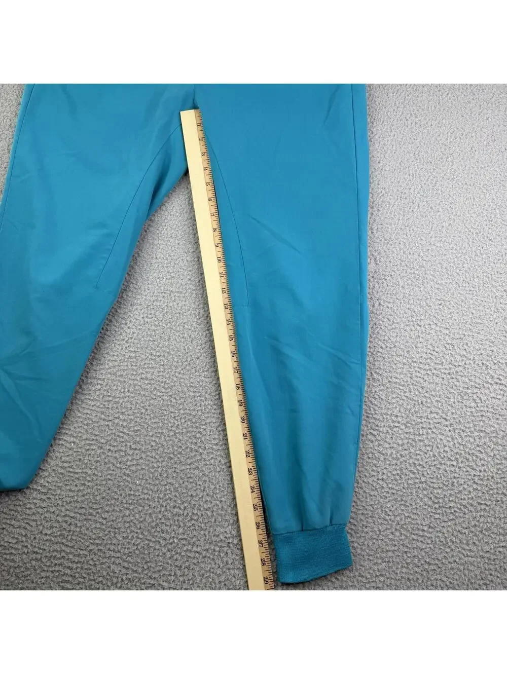 FIGS Zamora Cargo Jogger Scrub Pants Teal Blue Size Large Women’s Scrubs - Picture 6 of 13